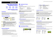 Honeywell H3D2S2 Quick Installation Manual