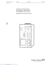 Endress+Hauser Fieldgate SFG500 Operating Instructions Manual