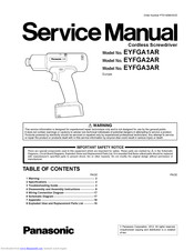 Panasonic EYFGA3AR Service Manual