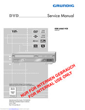 Grundig GDR 6460 VCR Service Manual
