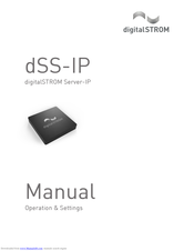digitalSTROM Server-IP Operation & Settings Manual