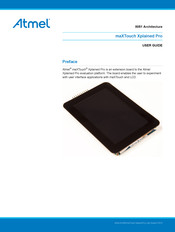 Atmel maXTouch Xplained Pro User Manual