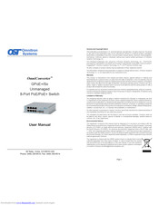 Omnitron Systems Technology OmniConverter GPoE+/SX User Manual