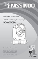 Nissindo IC-A00IA Operating Instructions Manual