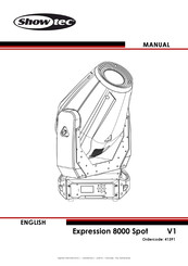 SHOWTEC Expression 8000 Manual