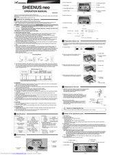 Nakanishi Sheenus neo Operation Manual