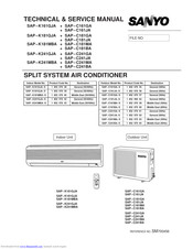 Sanyo SAP-C161GA Technical & Service Manual