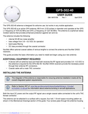 Novatel GPS-302-40 User Manual