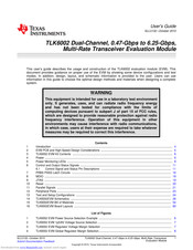 Texas Instruments TLK6002 User Manual