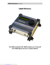 Johansson 8200 User Manual
