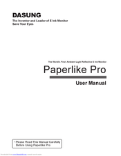 Dasung Paperlike Pro User Manual