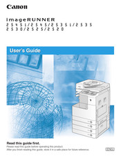 Canon Imagerunner 2520 Manuals Manualslib