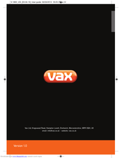 Vax U88-VU-B User Manual