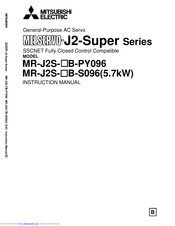 Mitsubishi MR-J2S-*B-PY096 series Instruction Manual