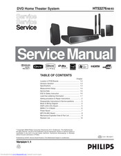 Philips HTS3276/98 Service Manual