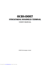 OCOM OCBS-D007 User Manual