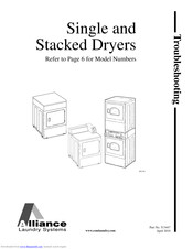 Alliance Laundry Systems SDGLCFSW111TN01 Troubleshooting Manual