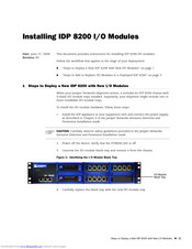 Juniper IDP 8200 Installing Manual