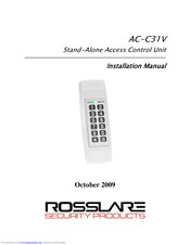 ROSSLARE AC-C31V Installation Manual