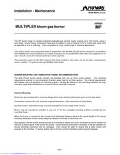 Nu-Way MULTIPLEX MP series Installation And Maintenance Manual