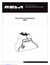Rola 59972 Instruction Manual
