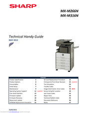 Sharp MX-M266N Manual