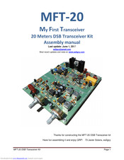 EA3GCY MFT-20 Assembly Manual