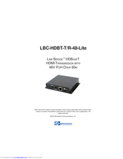 Broadata LBC-HDBT-R-48 User Manual