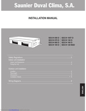 Saunier Duval SDC/H 050 D Installation Manual
