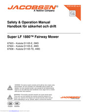 Jacobsen D1105-E Safety & Operation Manual