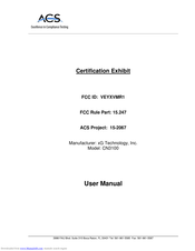 xG Technology CN3100-PS-2500-900-1-EXT Installation And Configuration Manual