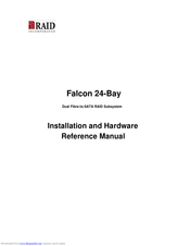 Raid Falcon 24-Bay Installation And Hardware Reference Manual