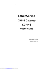 DCB EtherSeries EDNP-3 User Manual