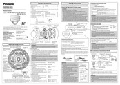 Panasonic WV-SFV631LT Installation Manual