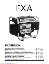 FXA FXAEP2800I Instruction Manual