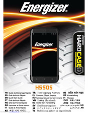 Energizer Hardcase H550S Quick Start Up Manual