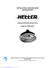Heller HBBF250EX Installation Use And Care Manual