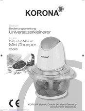 Korona 25000 Instruction Manual