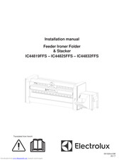 Electrolux IC44825FFS Installation Manual