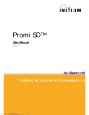 initium Promi SD101 User Manual