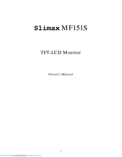 Slimax MF151S Owner's Manual