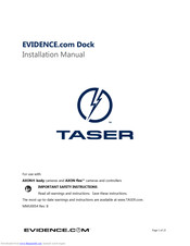Taser EVIDENCE.com Dock Installation Manual