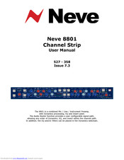 Neve 8801 User Manual