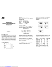 Kti Networks KC-220FF-TSA Installation Manual
