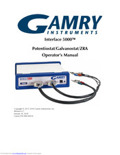 gamry Interface 5000E Operator's Manual
