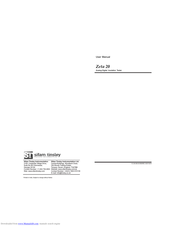 Sifam Tinsley Zeta 20 User Manual