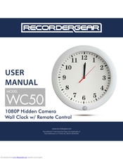 RecorderGear WC50 User Manual
