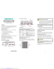 Moxa Technologies MC-7270-DC-CP-T Series Quick Installation Manual