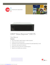 CRU Dataport Data Express DX175 User Manual