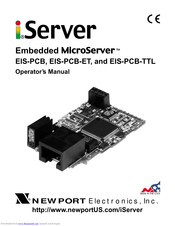 Newport iServer MicroServer EIS-PCB-ET Operator's Manual